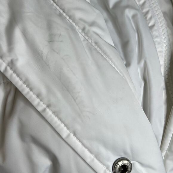 NFL New England Patriots Puffer Jacket Womens Medium Belted Hooded Fleece Parka - Picture 14 of 15